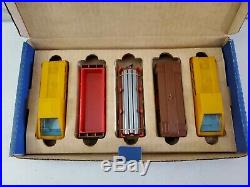 Vintage 1970 Mattel Hotline Train Case Set In Original Box. Very Good Condition