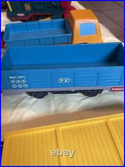 Vintage 1988 Playskool Express Train Set tested very good condition incomplete