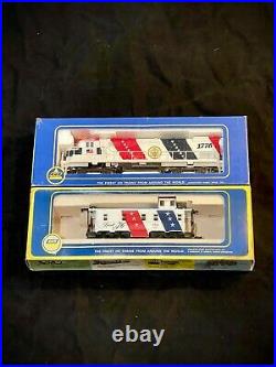 Vintage AHM Ho Scale Spirit Of 1776 Train Set, Frosted Flakes Train, 1930 town