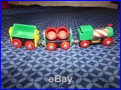 Vintage Brio Wooden Train Set Very Good Condition with Tipping Car