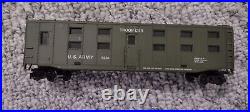 Vintage Cox U. S. Army HO Scale Train Set of 7 cars See Description