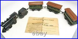 Vintage Early Pre-war Bing Us-market Ny Central Lines Boxed Cast Iron Trainset