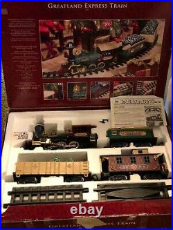 Vintage Greatland Express Train Set Complete, 4Pc Train Set Plus track, and Box