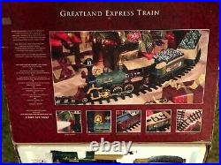 Vintage Greatland Express Train Set Complete, 4Pc Train Set Plus track, and Box