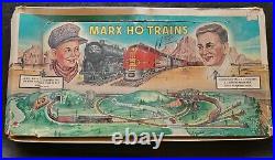 Vintage Marx Ho Train Set In Case! Very Rare