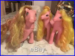 Vintage My Little Pony G1 Mail Order Rapunzel & Goldilocks Very Rare