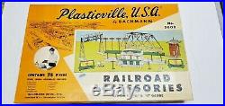 Vintage Plasticville Train Accessories Set. No. 5602 Complete Never Used Very Rare