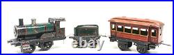 Vintage Pre-War UK-Market 0-gauge StorkLeg #0/35 Clockwork Passenger Train Set