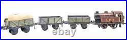 Vintage Pre-War UK Market Bing LMS Tank locomotive Freight 0-gauge Train Set