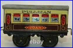 Vintage Pre-war Hornby Meccano Small Clockwork Pullman Train Set
