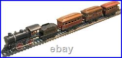 Vintage Pre-war Us-bing 0-gauge Cast Iron Penn Lines B'way Ltd Train Set