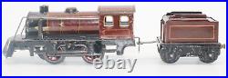 Vintage Scarce Us-market Karl Bub (kbn) Clockwork Penn Lines 0-gauge Train Set