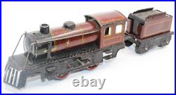 Vintage Scarce Us-market Karl Bub (kbn) Clockwork Penn Lines 0-gauge Train Set
