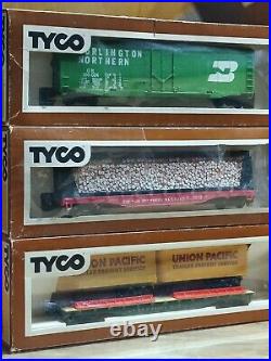 Vintage TYCO THE LONG HAULER Train Set + EXTRAS & 3 BONUS Cars-RARE-Complete