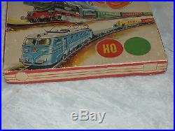 Vintage Train Set H0 Scale by Western Germany 50s Very Rare