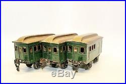 Vintage Very Rare Marklin 0-gauge Ny Train Lines Set Of Passenger Coaches