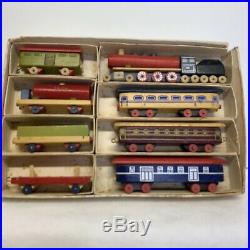 Vintage Wooden Train Set Very Rare