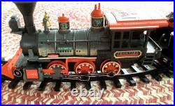Vtg G Scale New Bright Western Line Train Set 182wg Battery Powered With Track