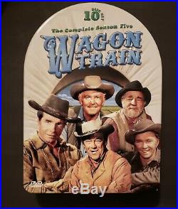 WAGON TRAINThe Complete Season FIVE (5)10 Disc Set COLLECTOR'S TINVERY RARE