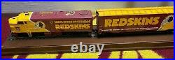 Washington Redskins Danbury Mint Train Set With Display! Very Rare