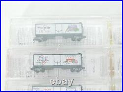 Z Micro-Trains MTL USA State Car Series COMPLETE 53 Car Freight Set with Diesel