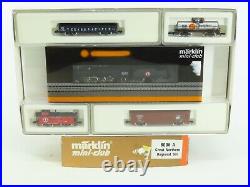 Z Scale Marklin Mini-Club 8006A GN Great Northern Regional 2-8-2 Steam Train Set
